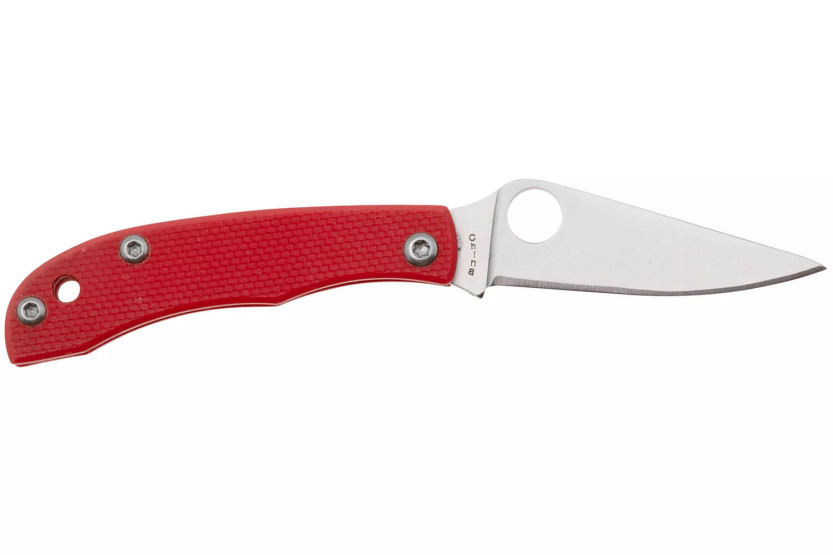 Navalha dobrável Spyderco C137GRDP Honeybee 5,2cm cabo vermelho G10