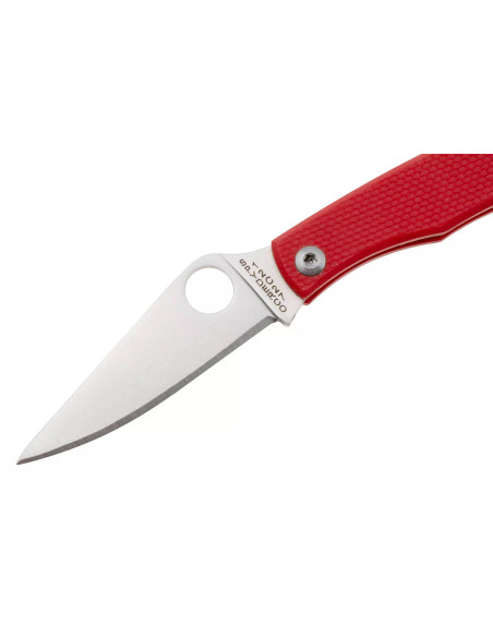 Navalha dobrável Spyderco C137GRDP Honeybee 5,2cm cabo vermelho G10