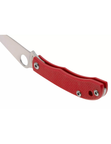 Spyderco Honeybee C137GRDP folding knife 5.2cm G10 red handle