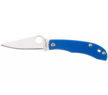 Spyderco C137GBLP Honeybee taittoveitsi 5.2cm kahva sinistä G10:tä