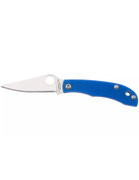 Spyderco Honeybee C137GBLP folding knife 5.2cm handle in blue G10