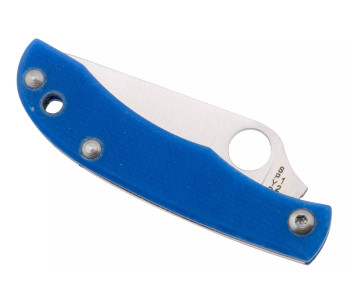 Spyderco C137GBLP Honeybee taittoveitsi 5.2cm kahva sinistä G10:tä 2