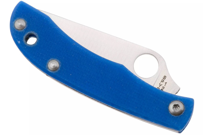 Navaja Spyderco C137GBLP Honeybee 5.2cm mango en G10 azul