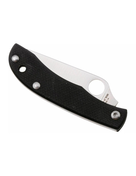 Faca dobrável Spyderco C137GBKP Honeybee 5.2cm cabo G10 preto