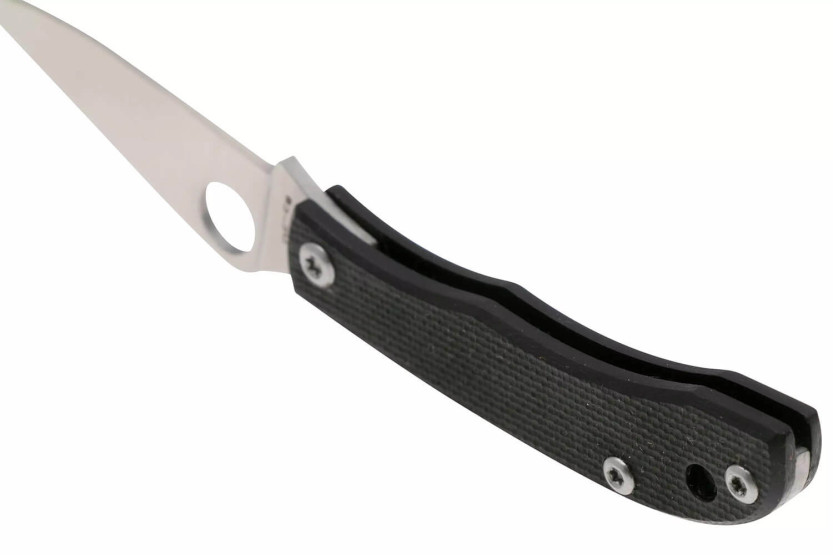 Spyderco Honeybee C137GBKP folding knife 5.2cm G10 black handle