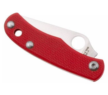 Spyderco C133GRDP Bug foldekniv 4,3 cm G10 rødt håndtag 2