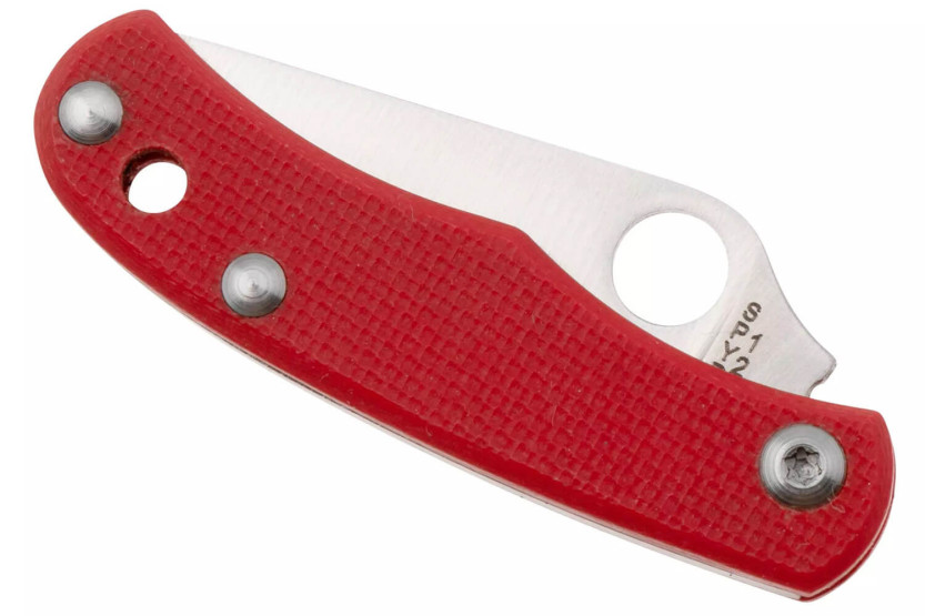 Spyderco Bug C133GRDP folding knife 4.3cm G10 red handle
