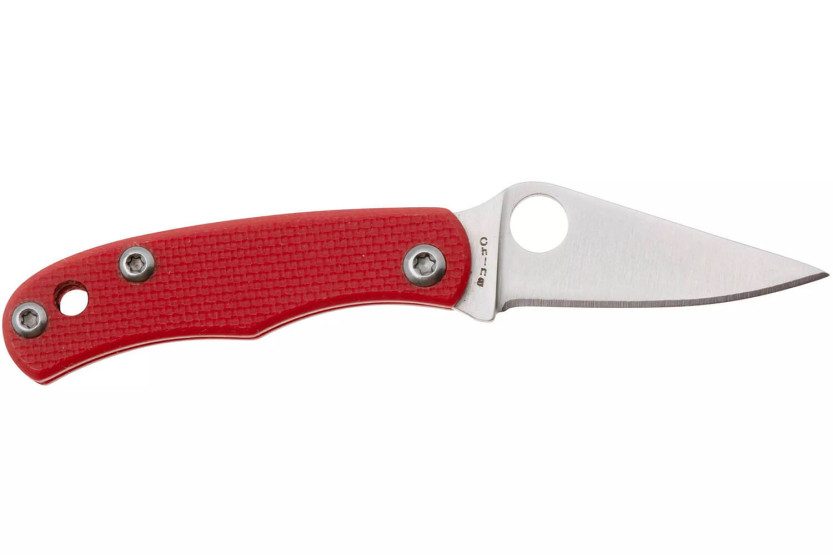 Spyderco C133GRDP Bug taittoveitsi 4.3cm G10 punainen kahva