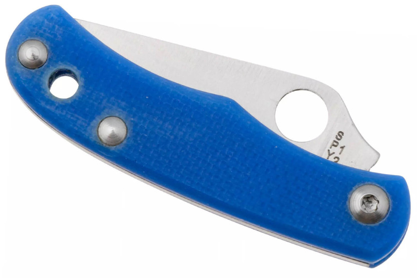 Spyderco Bug C133GBKP fällkniv 4,3 cm handtag i blå G10