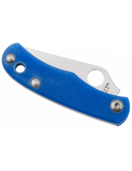 Spyderco Bug C133GBKP folding knife 4.3cm handle in G10 blue