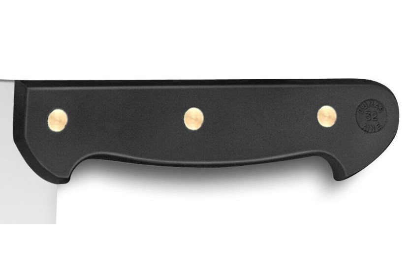 Zwitsers" slagersblad 22cm 32 Dumas 800g handvat 3 klinknagels