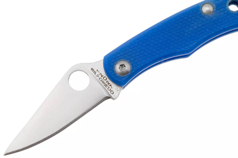 Spyderco Bug C133GBKP folding knife 4.3cm handle in G10 blue
