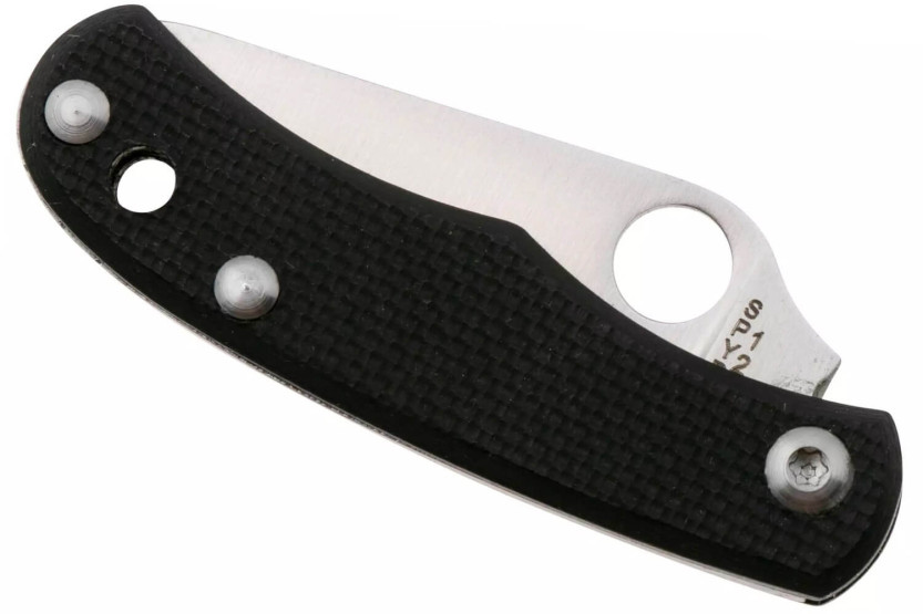 Spyderco Bug C133GBKP folding knife 4.3cm G10 black handle