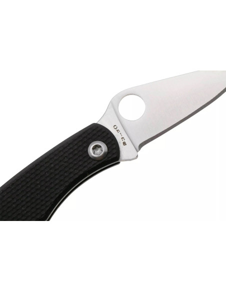 Spyderco Bug C133GBKP folding knife 4.3cm G10 black handle