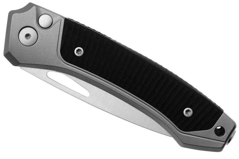 LionSteel Twain TW-GYGBK foldekniv 10,5 cm håndtag i grå titanium og sort G10