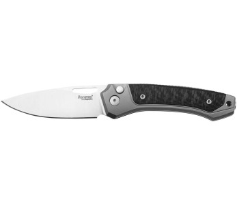 LionSteel Twain TW-GYCF taittoveitsi 10.5cm harmaa titaani ja hiilikuitukahva