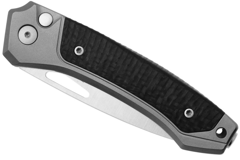 LionSteel Twain TW-GYCF taittoveitsi 10.5cm harmaa titaani ja hiilikuitukahva
