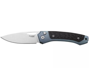 LionSteel Twain TW-BLCF taittoveitsi 10.5cm kahva sinistä titaania ja hiilikuitua