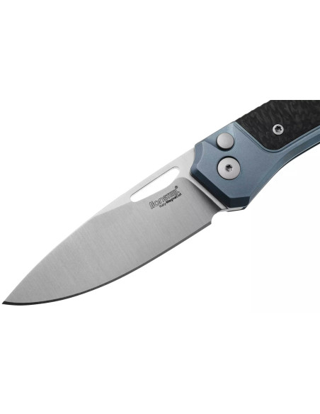Klappmesser LionSteel Twain TW-BLCF 10,5cm Griff aus blauem Titanium und Kohlefaser