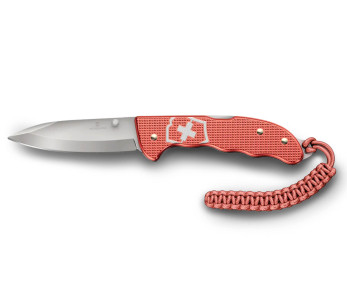 Canivete Victorinox Evoke Alox 0.9415.L25 Edição Limitada 2025 Cabo de Pedra Alox Vermelho 13,6cm