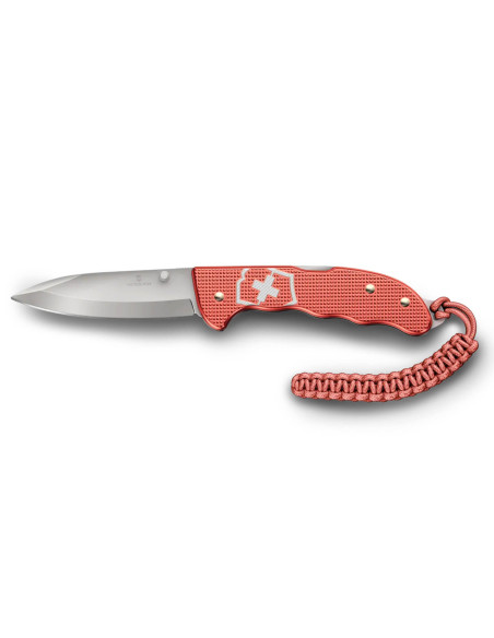 Victorinox Evoke Alox Coltello pieghevole 0.9415.L25 Edizione limitata 2025 Manico in pietra rossa Alox 13,6cm