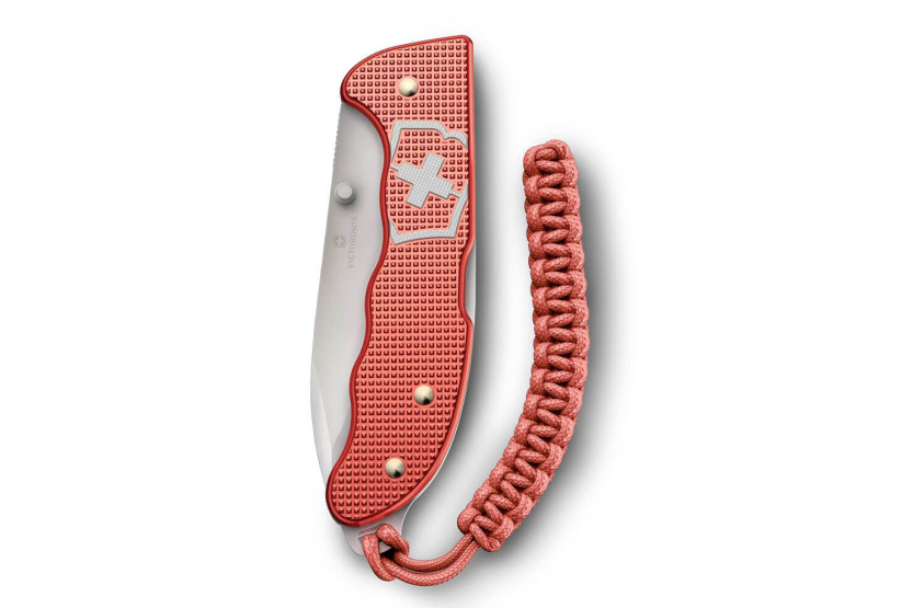 Victorinox Evoke Alox Coltello pieghevole 0.9415.L25 Edizione limitata 2025 Manico in pietra rossa Alox 13,6cm