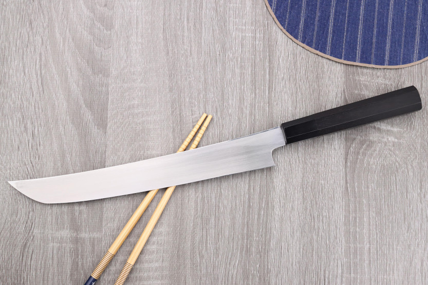 Faca Masashi Yamamoto WS2 sakimaru takohiki de 27 cm