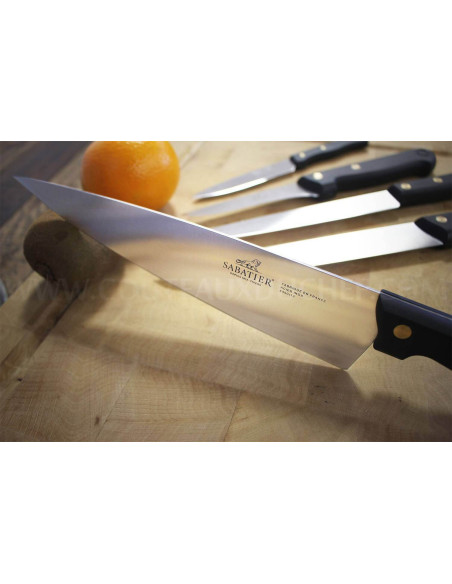 Veske med 5 Sabatier Cuisine d'Aujourd'hui -kniver laget i Frankrike