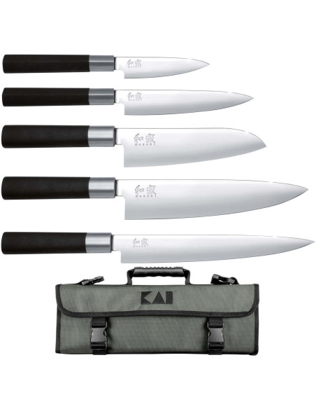 KAI Wasabi Black EURO 5 japansk knivtaske