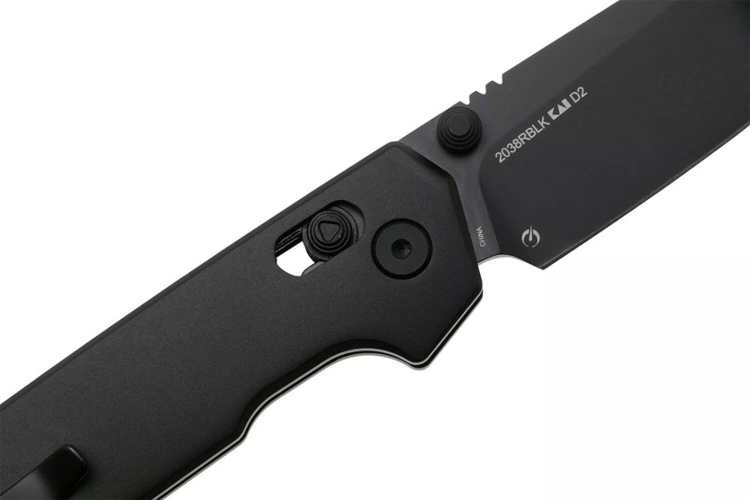 Navaja Kershaw Iridium Reverse Tanto Black 2038RBLK 11.4cm mango de aluminio negro