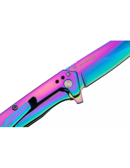 Kershaw Misdirect KS.1365RBW coltello pieghevole 10,1 cm arcobaleno manico in acciaio inox