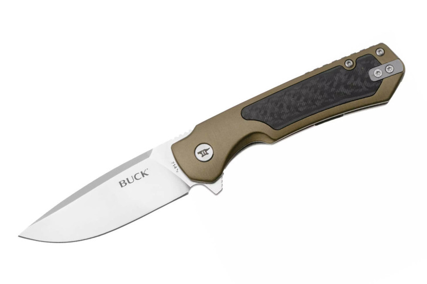 0714GRS BUCK STINGER fällkniv 11cm grönt handtag