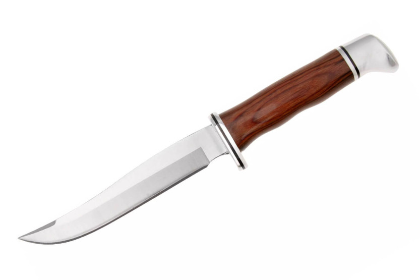 Buck Knife 0105CCS1 Pathfinder Heritage Series 13 cm blad cocobolo håndtag + læderskede