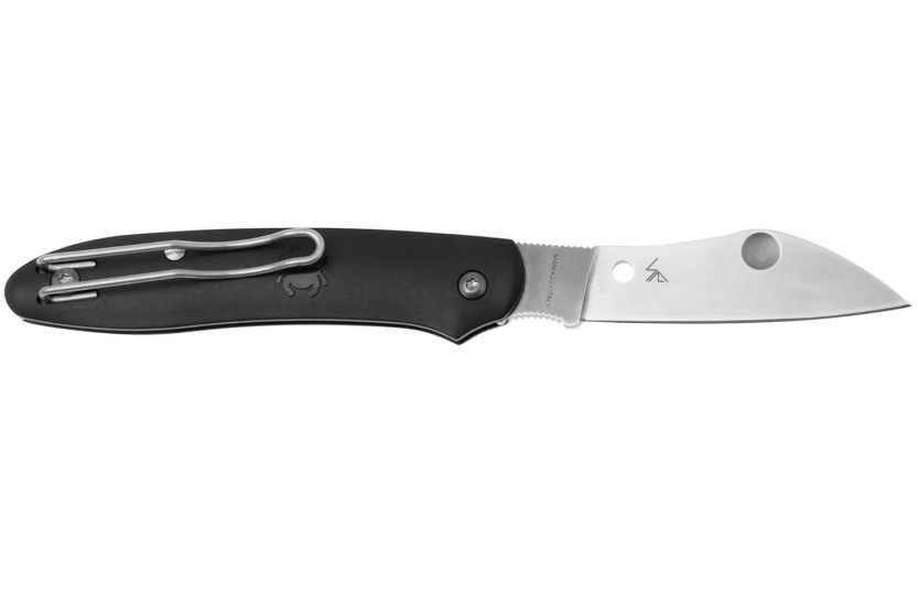 Faca dobrável Spyderco Roadie XL C267BKP 9,6 cm cabo preto em nylon e fibra de vidro