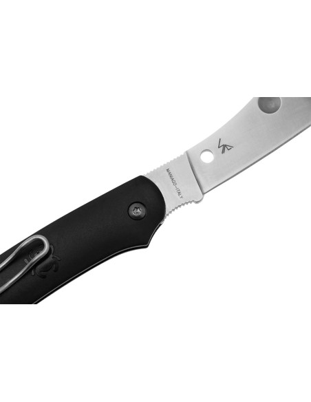 Faca dobrável Spyderco Roadie XL C267BKP 9,6 cm cabo preto em nylon e fibra de vidro