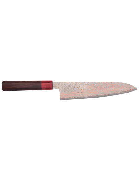 Kochmesser 21cm japanisch handgefertigt Takeshi Saji VG10 Rainbow Nashiji