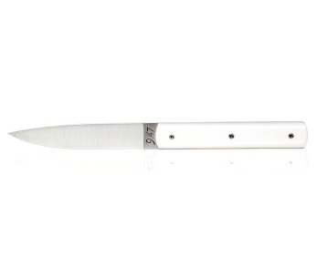 Set van 6 Perceval handgemaakte tafelmessen 9,47 wit 2