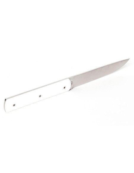 Perceval 888 white set of 6 handmade table knives