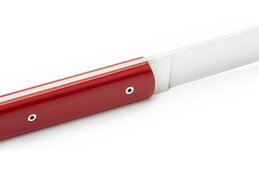 Set di 6 coltelli da tavola Perceval 888 rosso fatti a mano