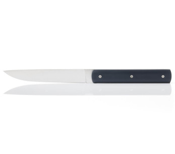 Sett med 6 håndlagde bordkniver Perceval 888 koksgrå 2