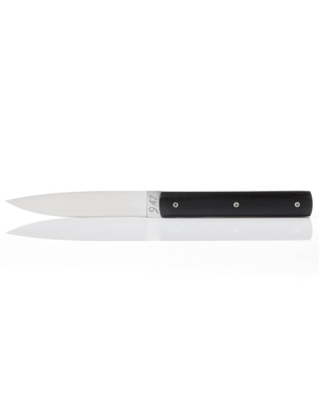 Faca de mesa Perceval 9.47 em ébano do Gabão