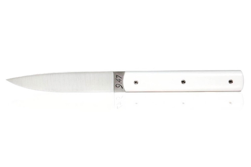 Coltello da tavola bianco Perceval 9,47