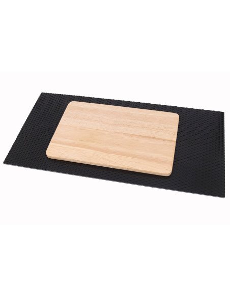 Alfombrilla antideslizante Hasegawa para tabla de cortar negra