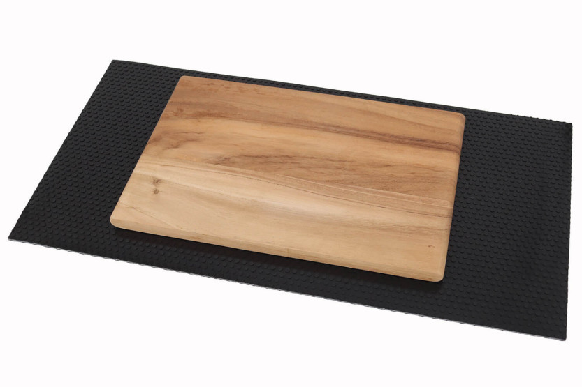 Tapete antiderrapante Hasegawa para tábua de cortar preto