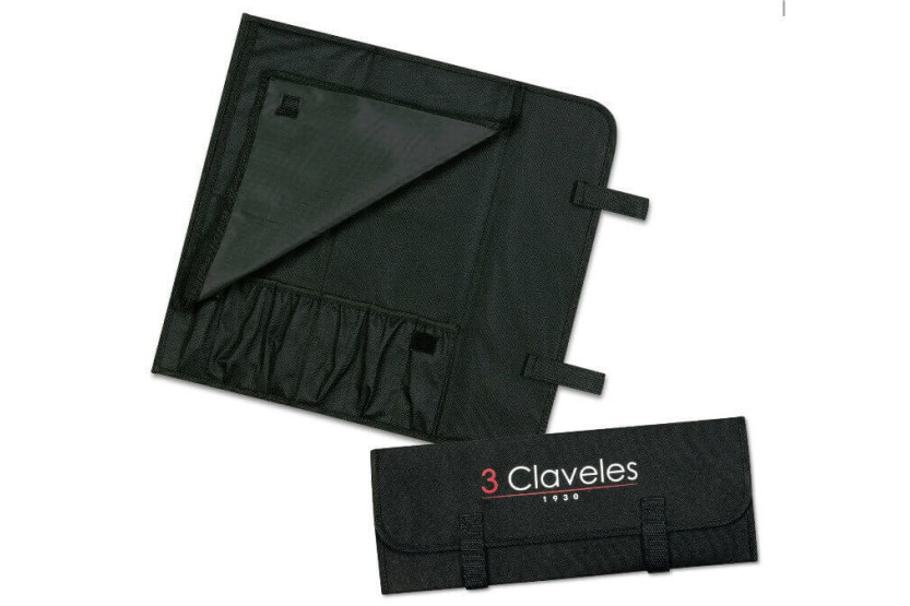 EVO-etui med 5 kokkekniver + slipestål 3 Claveles