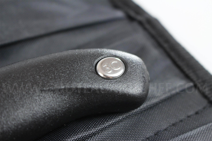 Valigetta portacoltelli EVO con 9 coltelli da chef + acciaino 3 Claveles
