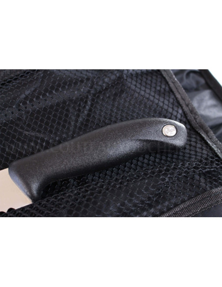 Valigetta portacoltelli EVO con 9 coltelli da chef + acciaino 3 Claveles