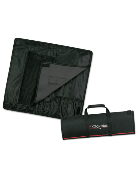 Estuche de cuchillos EVO con 9 cuchillos para chefs + chaira 3 Claveles
