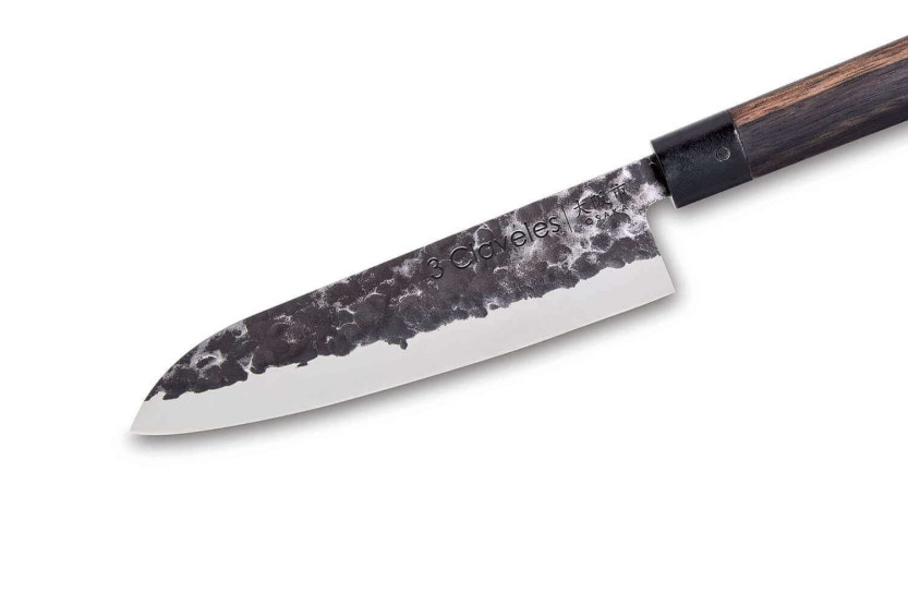 Kokkekuffert 4 håndsmedede knive 3 Claveles Osaka