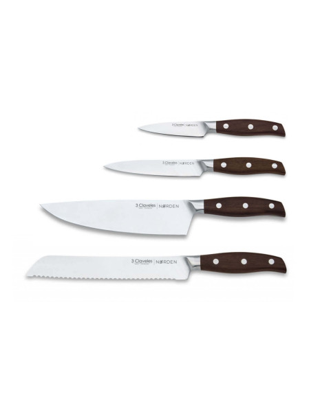 Set di 4 coltelli da cucina Norden3 Claveles